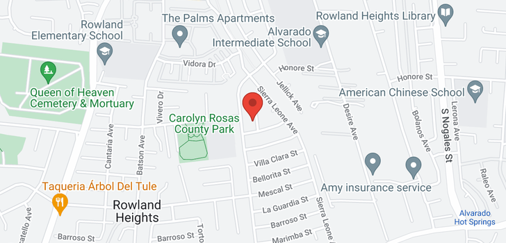 map of 2223 Camarina Rowland Heights, CA 91748